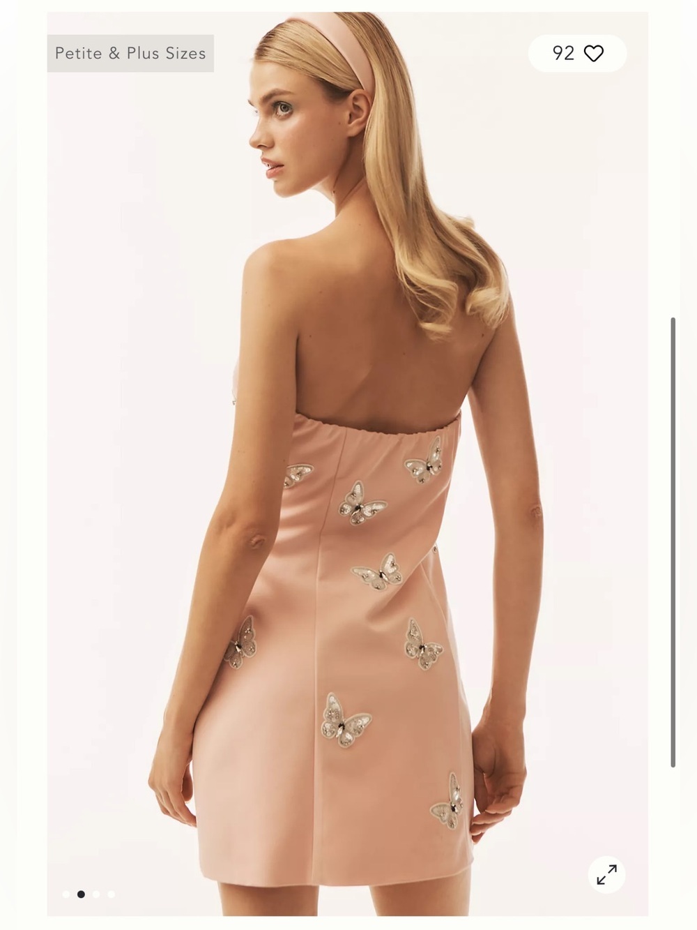 NWT Mare Mare Strapless Mini Dress